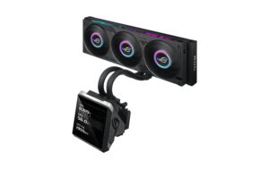 2175191_2 - Mediatech Asus ROG STRIX SLC IV 360 ARGB LCD BLK Liquid CPU Cooler, IPS LCD, 3x120mm ARGB