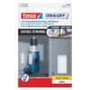 2176842 - Mediatech tesa Klettband On&Off Extra Strong 0.05m x 100mm, Weiss