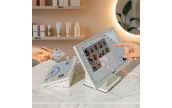 2183046_4 - Mediatech SumUp Kassensystem Register mit zwei Bildschirmen, weiss