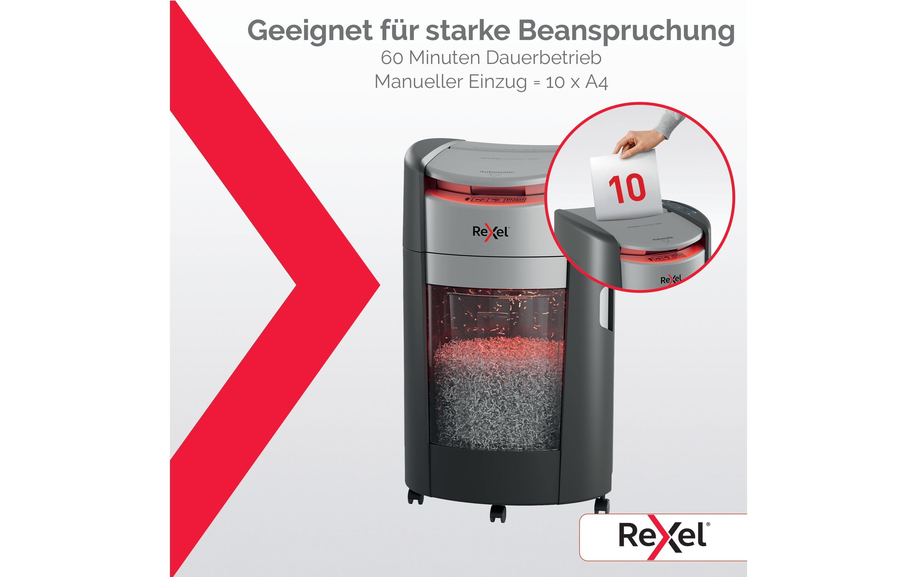2183649_1 - Mediatech Rexel ShredMax Autofeed 300X P-4, 300 Blatt, schwarz