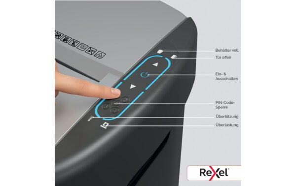 2183649_5 - Mediatech Rexel ShredMax Autofeed 300X P-4, 300 Blatt, schwarz