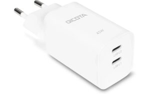 2-port GaN Wall Charger (45W) EU weiss