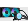 Wasserkühler Fractal Radius 240 RGB Schwarz