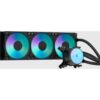 Wasserkühler Fractal Radius 360 RGB Schwarz