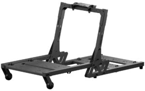 Asetek SimSports Initium Cockpit 2-in-1, Stahl, Schwarz