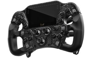 Asetek SimSports Invicta Formula USB-C, 4.3 Zoll LCD, Kohlefaser, Aluminium