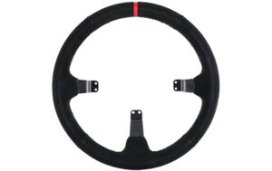 Asetek SimSports GT Rim Curved Wildleder, Schwarz, 340 mm
