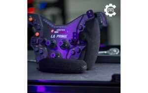 Asetek SimSports Handle Wildleder, Schwarz