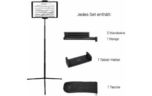 2189041_2 - Mediatech DOLFINOS miniput Magnetic Notenständer Digital Set für Tablets Notenständer