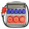 2189572 - Mediatech Spälti Mobilverteiler - 1xCEE32/5 2xCEE16/5, 1xT25, 4xT23 Anschlusskab 2m