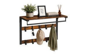 2191138 - Mediatech Relaxdays Wandgarderobe 3 in 1 Schwarz/Vintagebraun. 65 cm kaufen Schweiz | Mediatech.ch