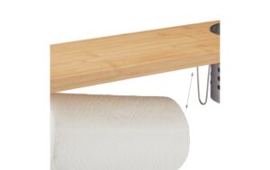Relaxdays Lagerregal mit Rollenhalter