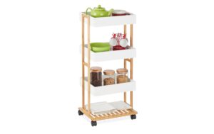 2191275 - Mediatech Relaxdays Servierwagen mit 4 Etagen Bambus kaufen Schweiz | Mediatech.ch