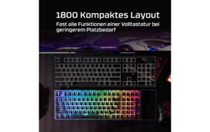2193059_4 - Mediatech HyperX Origins 2 1800 Mechanische Gaming-Tastatur, wired, CH, RGB