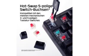 2193059_6 - Mediatech HyperX Origins 2 1800 Mechanische Gaming-Tastatur, wired, CH, RGB