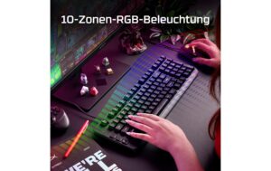 HyperX Eve 1800 Membran Gaming-Tastatur, wired, CH,RGB
