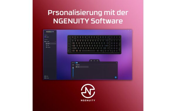 HyperX Eve 1800 Membran Gaming-Tastatur, wired, CH,RGB