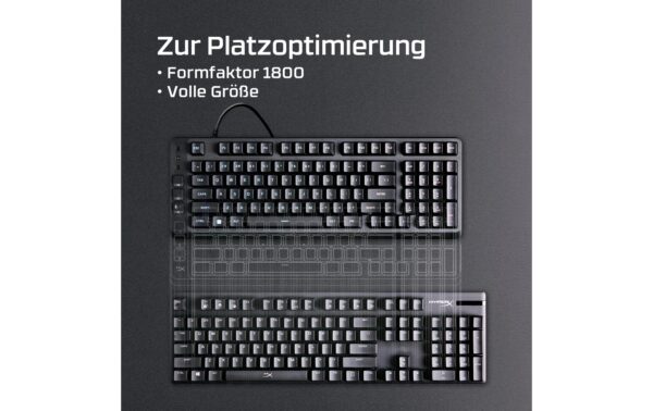 HyperX Eve 1800 Membran Gaming-Tastatur, wired, CH,RGB