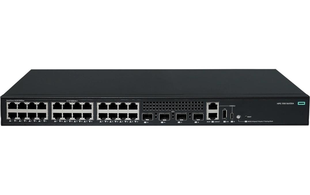 2193126 - Mediatech HPE Aruba Networking HPE CW 2150-Series S6X50A Switch L3, 24x1GE, 4xSFP+ kaufen | Mediatech.ch