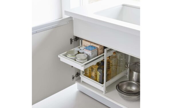 Yamazaki Spülschrank-Regal TOWER Weiss