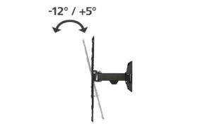 TV-Wandhalterung, 165 cm (65) bis 20 kg schwenkbar, neigbar