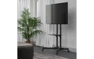 2193888_6 - Mediatech TV-Trolley, bis 75 Zoll, Schwarz höhenverstellbar