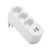 2195471 - Mediatech Schönenberger Abzweigstecker 3xT13 mit USB PD30W, weiss