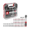 2196069 - Mediatech Einhell Bit- und Ratschen-Set L-CASE, 37-tlg.