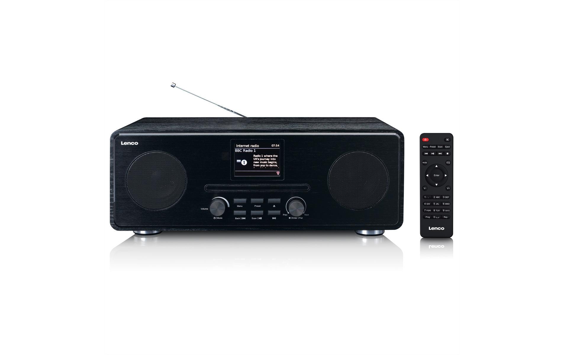 2198890 - Mediatech Lenco DIR-261BK Internetradio DAB+ FM CD MP3 Bluetooth kaufen Schweiz | Mediatech.ch
