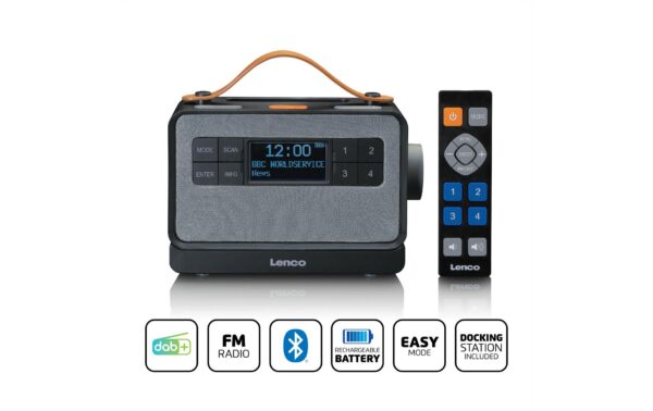 Lenco PDR-065BK DAB+ Kunststoff Schwarz