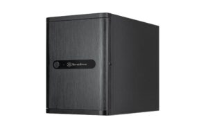2199795 - Mediatech SilverStone NAS SST-CS240, ohne Netzteil Alu-Gehäuse schwarz, 211x285x360mm (BxHxT) kaufen Schweiz | Mediatech.ch