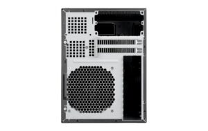 2199795_4 - Mediatech SilverStone NAS SST-CS240, ohne Netzteil Alu-Gehäuse schwarz, 211x285x360mm (BxHxT)