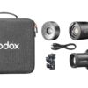 2200675 - Mediatech Godox RS100R 1K 100w RGB LED Light with SP36K film and packaging