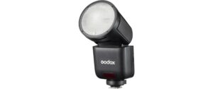 Godox V1 Mid F Lithium Battery Round-Head On-Camera Light
