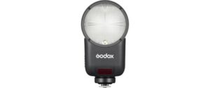 Godox V1 Mid F Lithium Battery Round-Head On-Camera Light