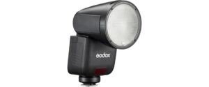 Godox V1 Mid F Lithium Battery Round-Head On-Camera Light