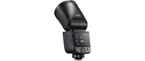 Godox V1 Mid F Lithium Battery Round-Head On-Camera Light