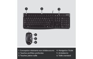 Logitech Desktop MK120 US-Int. Layout inkl. optical Maus