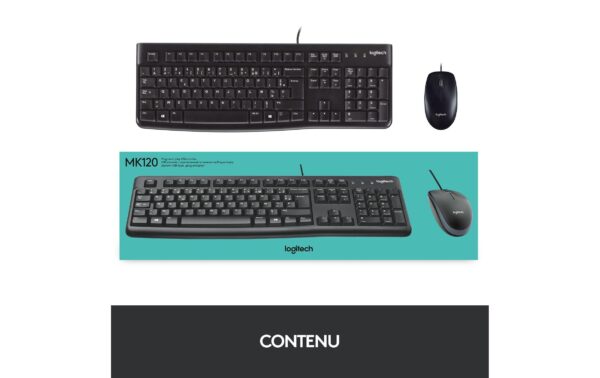 Logitech Desktop MK120 US-Int. Layout inkl. optical Maus