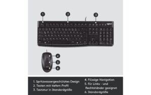 Logitech Desktop MK120 US-Int. Layout inkl. optical Maus