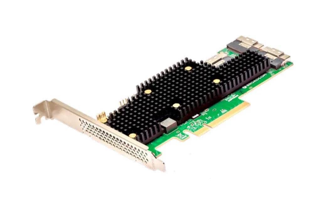 2202148 - Mediatech Broadcom MegaRAID 9524-8i: 8-Port Raid 16xSAS/SATA,2xNVMe, PCIe-x8v4, LP, SFF-8654