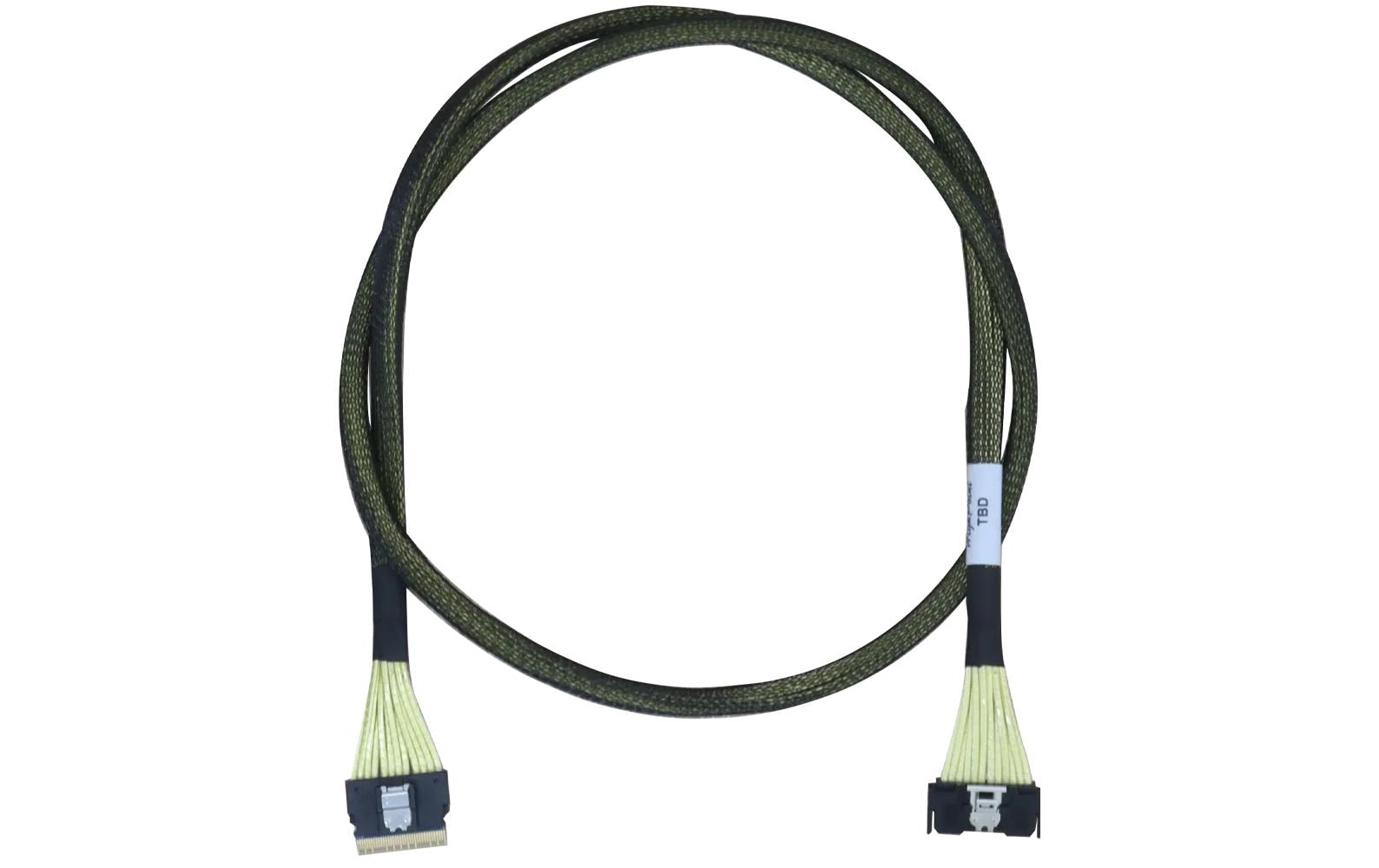 2202313 - Mediatech Highpoint SFF-8654 to MCIO 8i 1M NVMe Cable 1m, SFF-8654 - MCIO 8i (SFF-TA-1016) kaufen Schweiz | Mediatech.ch