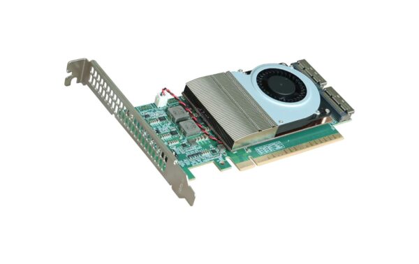 2202315_3 - Mediatech Highpoint Rocket 1624L PCIex-16v5 2x MCIO 8i (SFF-TA-1016)