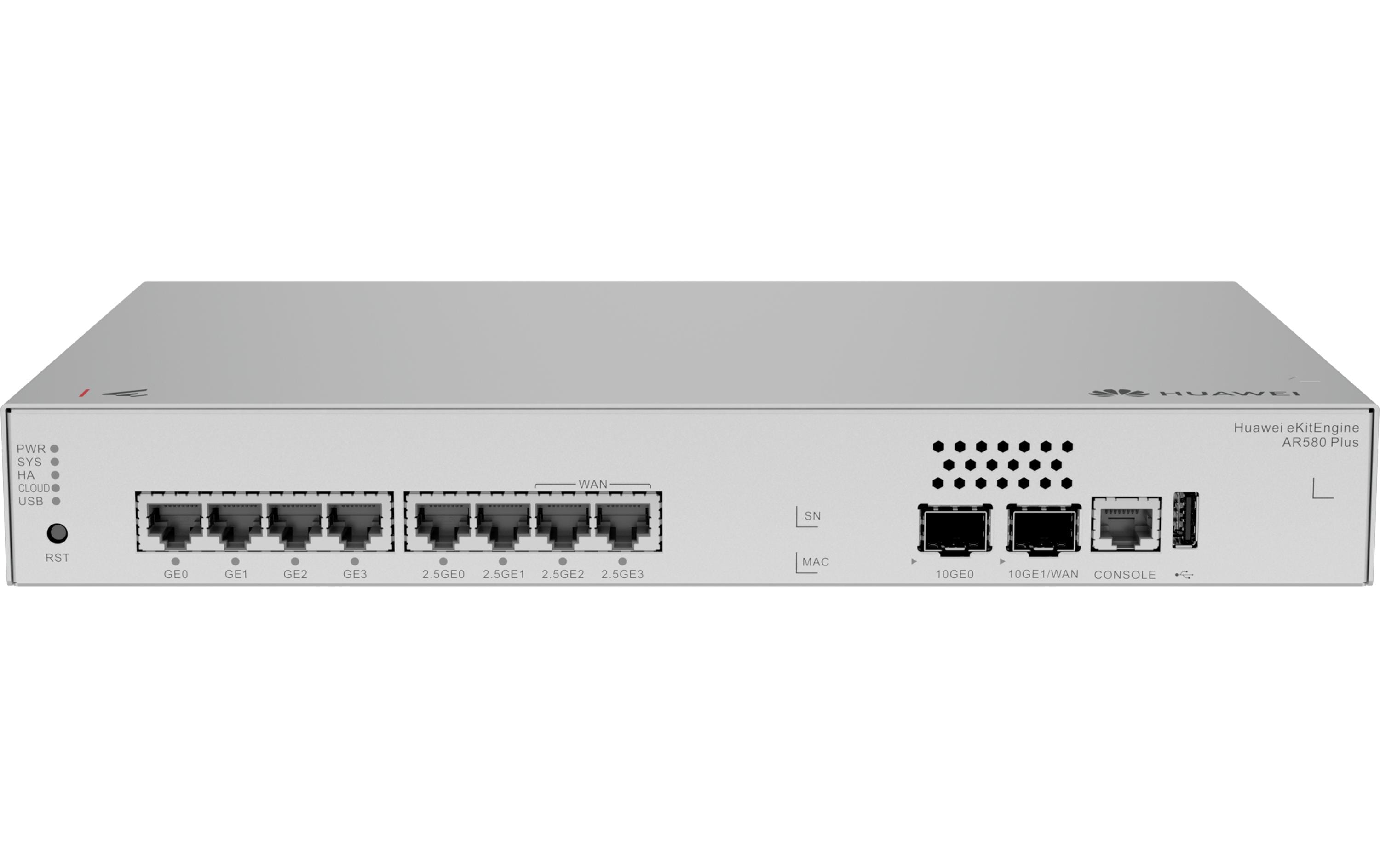 2202512_1 - Mediatech Huawei Gateway: AR580Plus 1x10GE(SFP+)WAN, 2x2.5GE WAN, 4xGE LAN