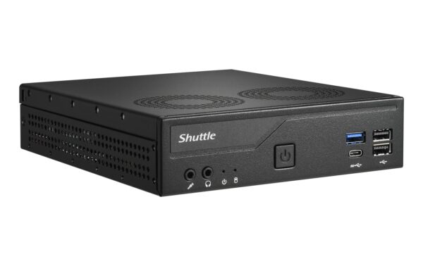 2202693_2 - Mediatech Shuttle Barebone DH610V2, schwarz Intel H610, 2x DDR5 SO-DIMM 5600