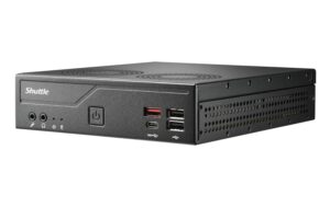 2202695_3 - Mediatech Shuttle Barebone DH810S, schwarz Intel H810, 2x DDR5 SO-DIMM 5600