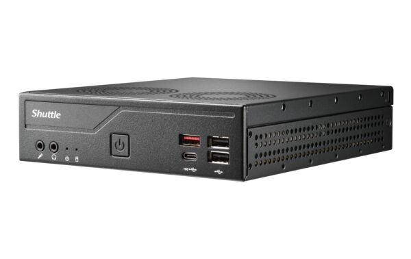 2202695_3 - Mediatech Shuttle Barebone DH810S, schwarz Intel H810, 2x DDR5 SO-DIMM 5600