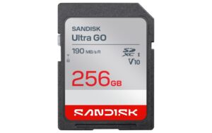 SANDISK SDXC Card Ultra GO 256GB Lesen 190MB/s, UHS-I U1, Class 10