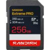 SanDisk SDXC Card Extreme PRO 310 256GB lesen 310MB/sec, schreiben 304MB/s