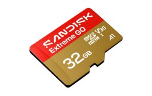 SANDISK microSDHC Card Extreme GO 32GB Lesen 100MB/s, Schr. 60MB/s, inkl. Adapter
